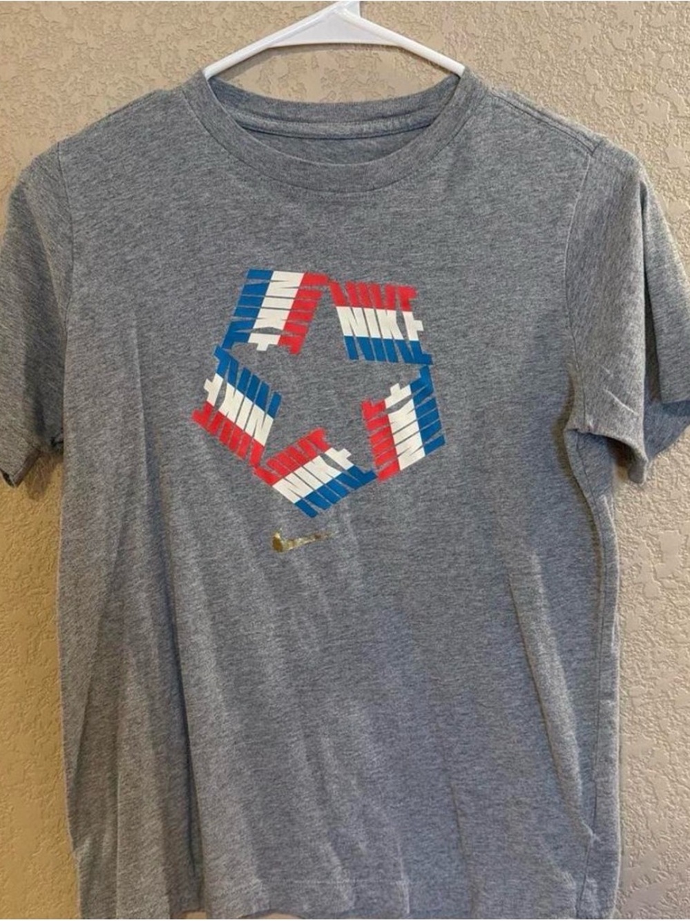 Grey Nike shirt, youth large size